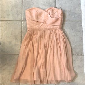 Rose strapless dress